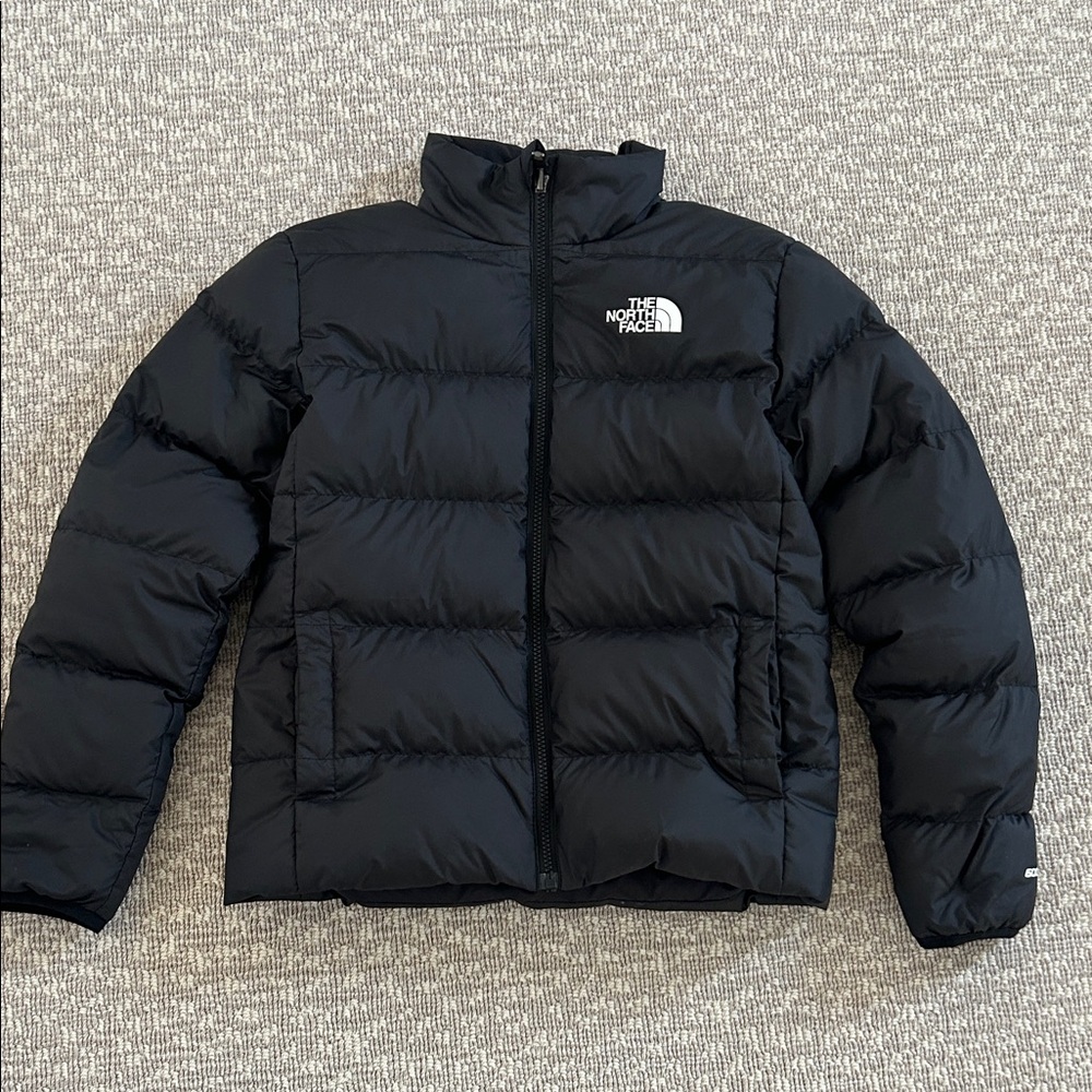 North face 600 fill reversible down jacket. Kids size large (12)